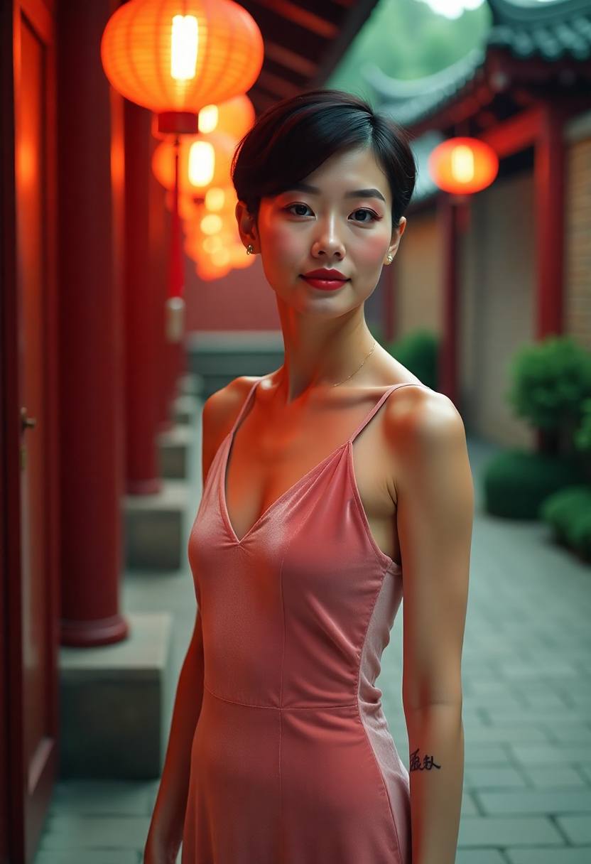 老街沿途的街巷与路人